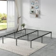 Vebreda 14" Metal Bed Frame Full size Black Platform Bed Frame with Heavy-Duty Steel Slats