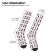 thumbnail image 2 of Fotbe Pirate skulls print Women's Men's Novelty Crew Socks Cotton Socks Knee High Socks for Walking,Running,Nurses,Pregnancy, 2 of 6