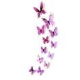 thumbnail image 1 of Bienvenido Luminoso tridimensional mariposa dormitorio habitación infantil decoración de pared pegatinas de pared, 1 of 5