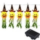 thumbnail image 5 of Decoraciones de Halloween, 5 Decoraciones de Halloween Luces LED Luces intermitentes Festival de fantasmas estrellados Arreglo de ropa Mago Jack-o-lantern Interior Exterior Jardín Árbol Fiesta Otoño Acción de gracias ACTIVE Biensenido a ACTIVE, 5 of 5