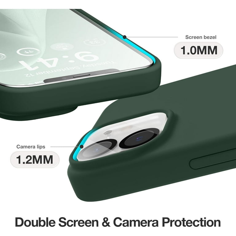 Silicone Case Designed for Apple iPhone 12 Mini Liquid