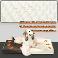 thumbnail image 3 of Laifug Washable Dog Bed Waterproof Fabric Egg Crate Foam Supportive Pet Bed 44" x 32"x4" Non-Slip Bottom, 3 of 7