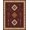 Red, Pattern 6, variant on ODIKA 8'x10' Washable Area Rug Non-Shedding, Easy Care, Cream Rich Burgundy Geometric Symmetry Design Elegant Traditional with Detailed Border for King Size Bedroom Under Bed, Master Suite