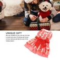 thumbnail image 4 of Soft Skin Friendly Cute Father Christmas Pattern Dog Christmas Apparel, Polyester Material, Suitable For Daily Party, Walking, 4 of 8