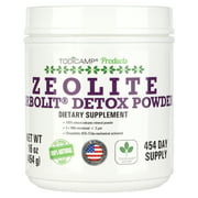 Full Body Detox Cleanse - Zeolite Powder Sorbolit Supplement by TODICAMP - Toxin Rid Colon Cleanse - Liver Cleanse Detox & Repair - Ultra FINE 1-2 µm 3X Activated Cleanser Detox - 454 Days Supply - Best Reviews Guide