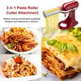 Kenome Pasta Roller Attachments Set for All KitchenAid Stand Mixer