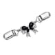 thumbnail image 2 of Clip de cuello suéter retro Sunnimix broche Pin Nudo negro, 2 of 6
