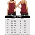 thumbnail image 5 of MANIFIQUE Plus Size Swing Lace Flowy Spaghetti Strap Tank Top with Built in Bra for Women (S-4XL), 5 of 5