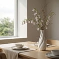 thumbnail image 4 of Modern Minimalist Ceramic Vase for Home Decor, 6.8in Elegant Decorative Flower Pot for Living Room, Centerpiece Vase for Mantle, Bookshelf, and Tabletop Accents, 4 of 4