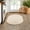 Beige, variant on Super Area Rugs 2X3 Black Braided Rug Country Kitchen Sink Braided Rugs - Durable Primitive Rug - Oval 24" x 36"