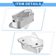 thumbnail image 5 of Engine Oil Cooler Kit Compatible for Volkswagen Touareg 2011-2015 Aluminum Alloy Silver Tone with Gasket, 5 of 6