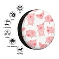 thumbnail image 4 of Kdxio Spare Tire Cover for RV Trailer, Waterproof Wheel Cover,Camper Spare Tire Cover Fit for Rv SUV Truck Travel Trailer 17 inch-Kawaii Pigs, 4 of 8