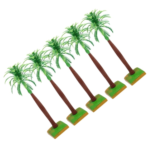 COSMOBETTY 5Pcs Use Simulation Coconut Tree Cake Decorating Supplies for Cakes