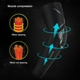 thumbnail image 6 of Prettyui 1PCS Sports Stretch Honeycomb Arm Guard Anti-Collision Pressure Elbow Cover Pad Fitness Armguards Sports Cycling Arm Warmers, 6 of 6