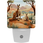 Kangaroo LED Square Night Lights - Stylish and Energy-Efficient Room Illuminators for Soothing Ambiance - 200 Characters