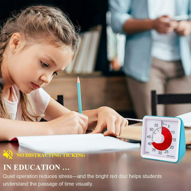 Secura 60-Minute Visual Timer, Classroom Countdown Silent Timer for Kids and Adults, Time Management Tool - Walmart.com