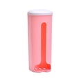thumbnail image 1 of jesticaly Support de Rangement pour Sacs en Plastique avec Couvercle Mural Conteneur de Cuisine Distributeur de Sacs Poubelle Boîte de Rangement Organisateur Rose, 1 of 6