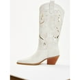 thumbnail image 3 of Matisse Women's Alice Western Boot Snip Toe White 6 M  US, 3 of 7