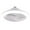 White, variant on Pcksrro Small household appliances deal!Ceiling Fan With Lights,Enclosed Low Profiles Fan Light,Ceiling Light With Fan,Hidden Fan Delier With Remote Intelligent Control