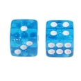 thumbnail image 3 of 50 Uds Dados Acrílicos de Seis Lados Sunnimix 12mm D6 para D & D DnD RPG Juego de Fiesta azul, 3 of 8