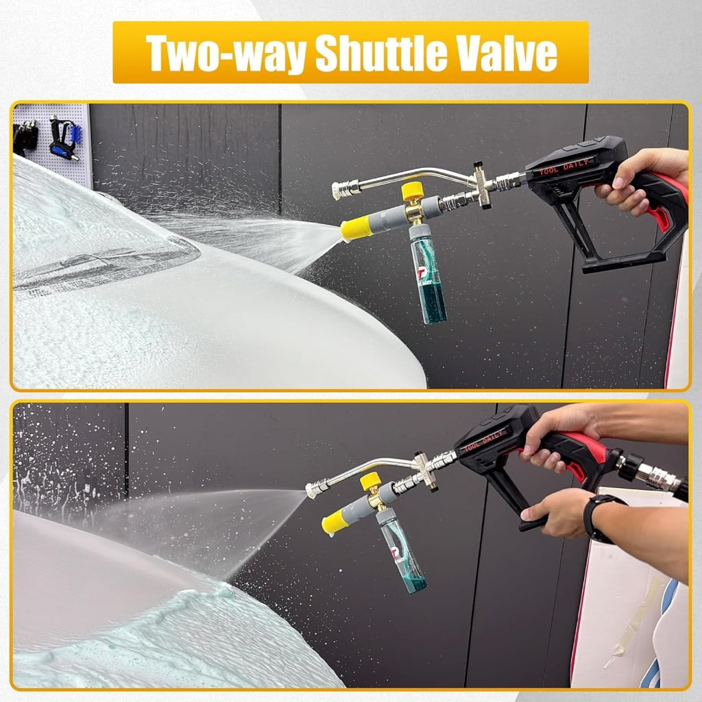Miiottaa Washer Foam Sprayer For Car Washing And Detailing Foam Cannons 1/4 Thread