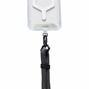 UAG Crossbody Phone Lanyard 10mm - Adjustable Paracord Anti-Theft Anti-Drop Body Strap for Galaxy iPhone Cases, Civilian Graphite/Black