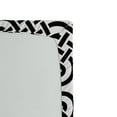 thumbnail image 2 of Ambesonne Irish Fitted Sheet, Old-Fashion Knot Motifs, Twin XL Size, Black White, 2 of 2