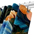 thumbnail image 5 of yowmns Waterproof Bathroom Curtain Sets with Hook - Printed Design for Stylish Bathroom Decoration, 5 of 6