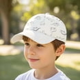 thumbnail image 2 of TAIAOJING Baby Sun Hat For Boys Girls Toddler Dinosaur Print Baseball Cap Adjustable Kids Hat For Outdoor Daily Casual Wear Lovely 6-12M, 2 of 6