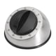 thumbnail image 3 of Alarma de temporizador mecánico de cocina | Cuenta regresiva de 60 minutos | Acero inoxidable | Cuerda | Temporizador analógico | Timbre fuerte | Mecanismo de relojería manual | Configuración de, 3 of 5