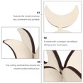 thumbnail image 3 of Miangastore 1pc Wooden Crystal Ball Display Rack Crystal Ball Holding Rack Wooden Holder, 3 of 9