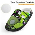 thumbnail image 4 of Kids Slippers Invader Zim House Slippers Warm Soft Plush Slipper Anti-Slip Winter Fluffy House Shoes for Boys Girls, 4 of 7