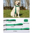 thumbnail image 2 of WQLPP-Laisse Courte pour Chien 18 Pouces, 1,2 Pouce de Large, Poignée Rembourrée Robuste pour Contrôle de la Circulation, Laisse Réfléchissante pour Marche et Entraînement des Chiens Moyens et Grands, Turquoise, 2 of 4
