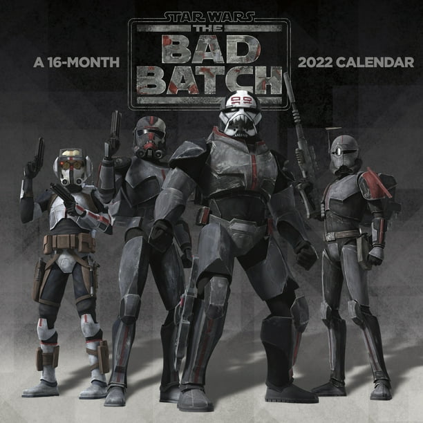 2022 Star Wars The Bad Batch Wall Calendar