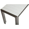 thumbnail image 5 of Pangea Home Breeze 3-piece Aluminum Frame Patio Dining Set in White, 5 of 5