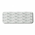 thumbnail image 1 of Cartoon Computer Mouse Pad, Doodle of Sleeping Animals Dreams Typography, Rectangle Non-Slip Rubber Mousepad Large, 31" x 12" Gaming Size, Grey Dark Seafoam, by Ambesonne, 1 of 2