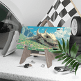 thumbnail image 3 of 1 Pcs 2D Flat License Plate Covers & Frames, Dinosaur Skeleton For Decorative Front, Waterproof For Decoration Aluminum License Plate Covers & Frames Cover For Men Women, 12" X 6", 3 of 6