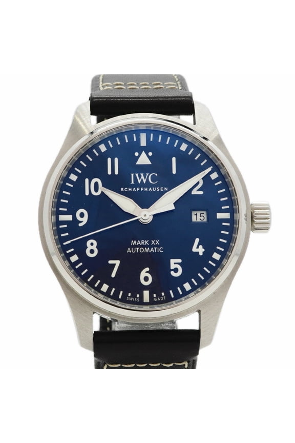 Pre-Owned IWC Schaffhausen Pilot's Watch Mark 20 IW328203 Navy Dial Men's