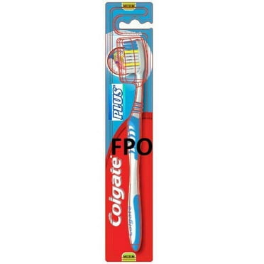 Colgate Plus Toothbrush, Soft, Colors will Vary (Pack of 14)