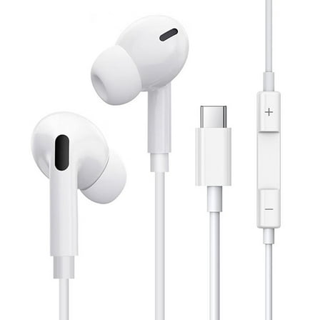 Digital Typec Headphones for ipad Pro All iphone 15 Series,iphone 16 ,Android Universal HiFi Stereo Usb Type C Earbuds in Ear Earphones Headset with Mic and Volume Control Compatible for Iphone Lates
