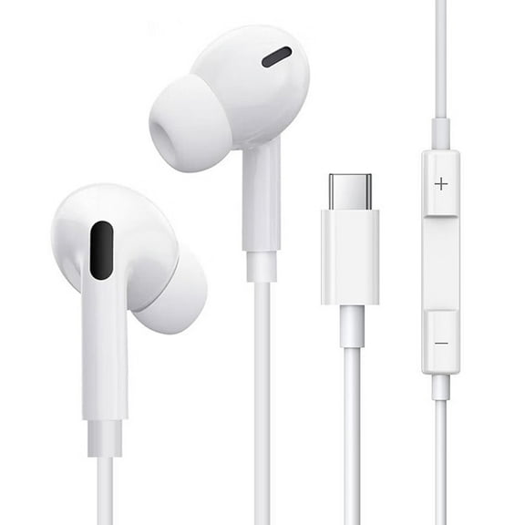 Digital Typec Headphones for ipad Pro All iphone 15 Series,iphone 16 ,Android Universal HiFi Stereo Usb Type C Earbuds in Ear Earphones Headset with Mic and Volume Control Compatible for Iphone Lates