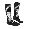 thumbnail image 4 of Lsque White Black Sheep skull Printed Crew Socks Men's Women's LightWeight Thin Casual Calf Socks ,Knee High Socks,Cotton Socks, 4 of 9