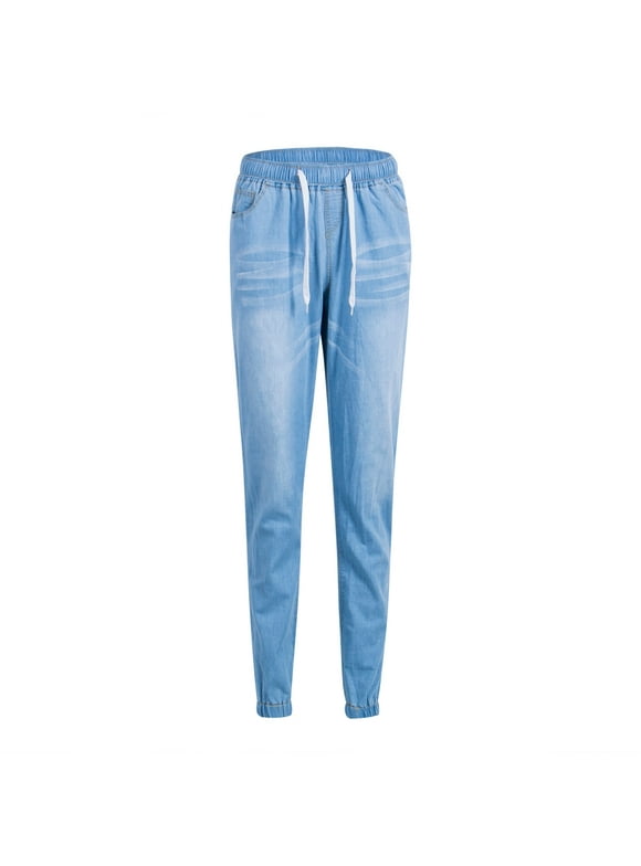 Elastic Waist Jeans