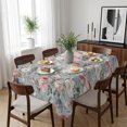 thumbnail image 6 of Vintage Spring Floral Table Cloth Waterproof Tablecloths, Summer Botanical Watercolor Tablecloth Dining Table Cover for Kitchen Party Tabletop Outdoor, Rectangle Tablecloth 52x70 Inch, 6 of 9