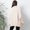 thumbnail image 4 of Deal of the Week Ofreoo Women's Solid Color Botton Fall And Winter Long Sleeve Fashion Pullover Sweater Tops Business Casual Outfits for Women, 4 of 4