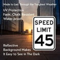thumbnail image 2 of Speed Limit 45 - 12 x 18 Road Sign, 2 of 6
