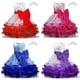 thumbnail image 2 of Vestido de flores de lentejuelas para niñas Princesa elegante Vestido de fiesta con lazo para niños Vestido de boda Ropa de niños para niñas Fiesta de cumpleaños Prom7-8T (Etiqueta 140) Gao Jinjia LED, 2 of 2