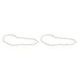 thumbnail image 1 of Minnieouse Collar de perlas con detalle de cuentas estilo vintage para mujer regalo para mujer blanco 45 cm blanco 45cm 2Conjunto, 1 of 6