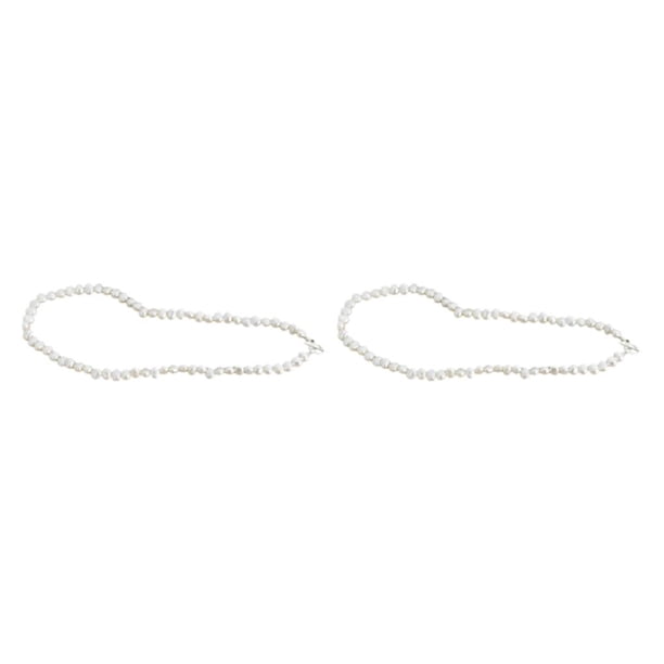 Minnieouse Encantador collar de perlas de estilo vintage para mujer Idea de regalo Regalo para mujer Detalle de cuentas Type1 NO1