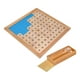 thumbnail image 5 of Juguete de tablero de matemáticas de madera, juguete para contar cien tableros, aprendizaje preescolar, regalo de cumpleaños, juguete de madera, cien, 5 of 9